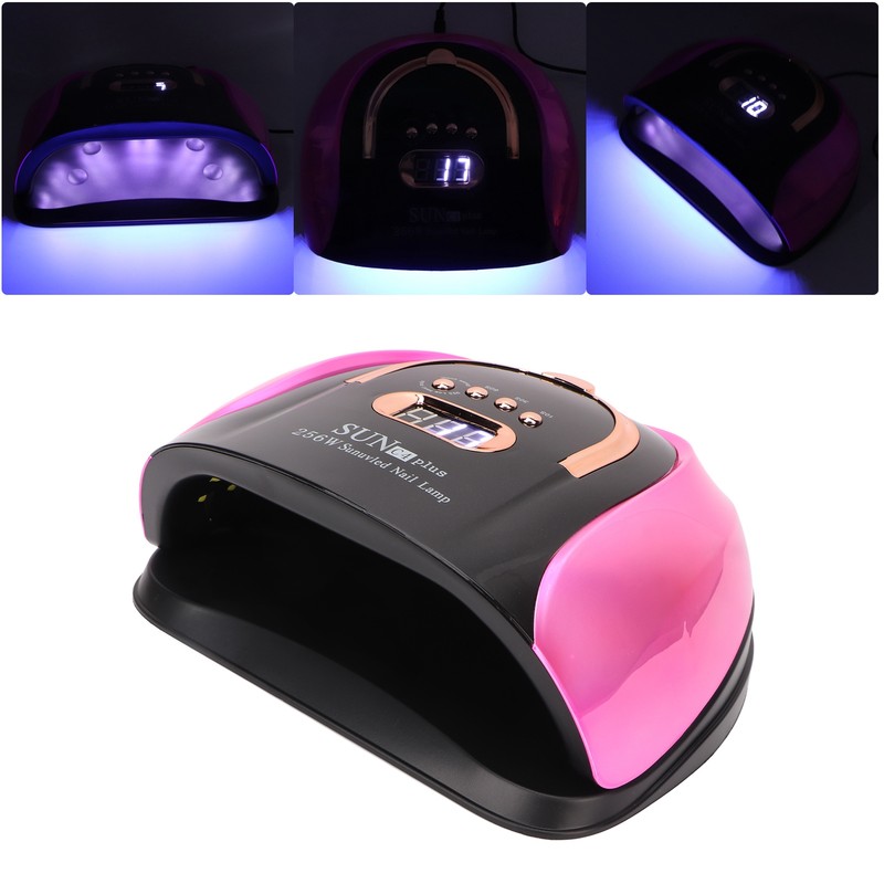 UV Gel Nail Lamp 256W 57pcs Lamp Chips 4 Timers