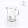 1000ml Borosilicate Glass Measuring Beaker, Handle Mug with Pouring Spout