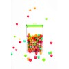 Zak Designs "Meeme Storage Container, Transparent/Green, Medium, 1.4 Litre
