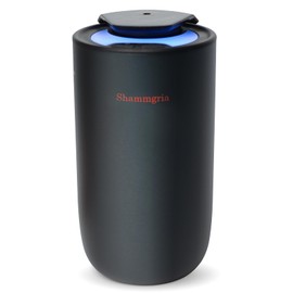 Home Waterless Essential Oil Diffuser, Aromatherapy Scent Diffuser with 3 Mist Levels & LED Lights, Car & Home Fragrance Diffuser for Room, Studio, Office, Ultrasonic Aroma Diffuser-Black