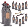 Penubuy Premium Hessian Wine Bag, gray, Pack sack