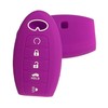 Key Fob Cover for Q60 Q50 : 5 Buttons Silicone