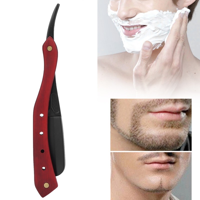 Professional Zinc Alloy Straight Razor Travel Portable Men Manual Shaver