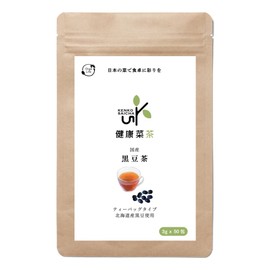 Black Bean Tea Tea Bags 0.2 oz (5 g) x 40 Packets, Made in Hokkaido Black Beans