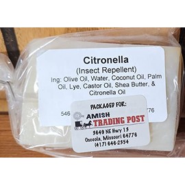 Amish Homemade Soap (Citronella)