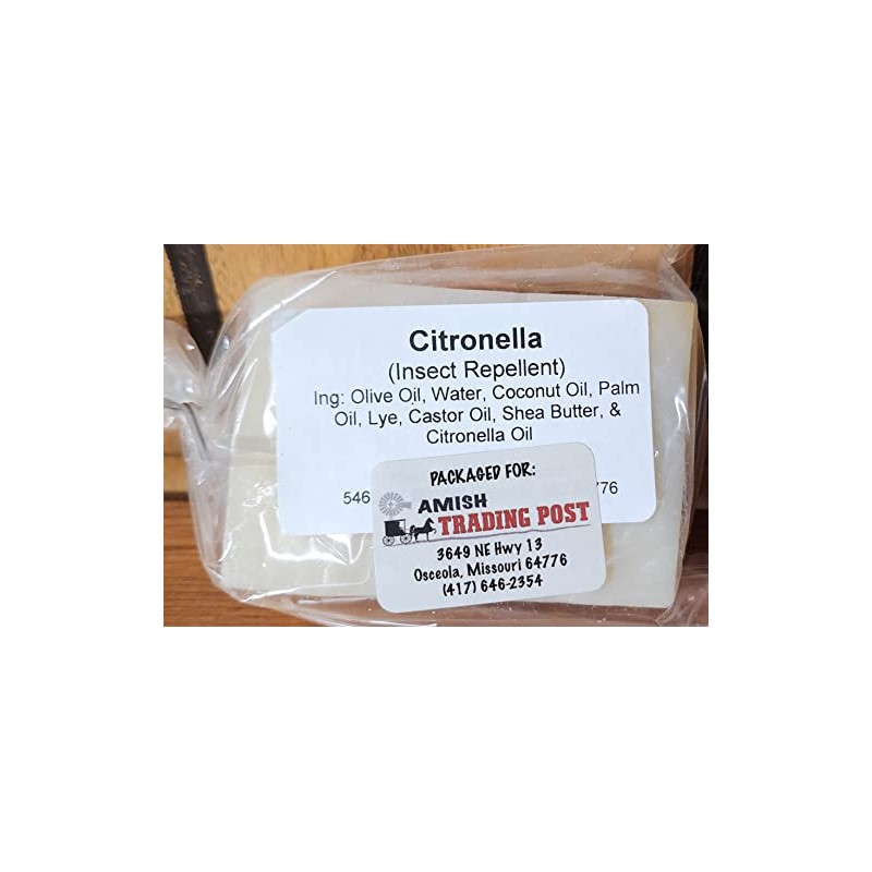 Amish Homemade Soap (Citronella)