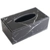 C-RAYS Marble Pattern Tissue Case Tissue Box Tabletop Stylish Interior