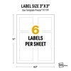 Avery UltraDuty GHS Labels, Waterproof, 3 X 3 Inch Square