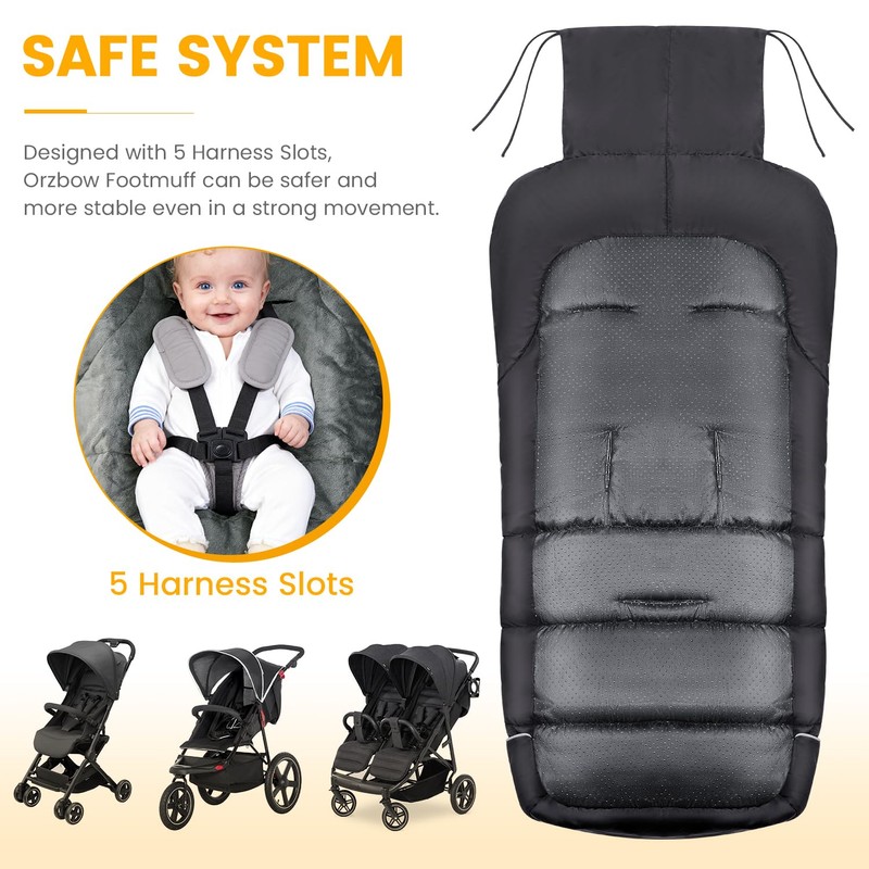 IvyWind Warm Bunting Bag Universal, Stroller Sleeping Bag Cold Weather,