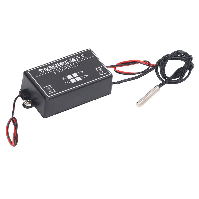 Temperature Controller 12V Microcomputer Digital Thermostat Adjustable Command Type High