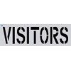 18" Word - Visitors Parking Lot Pavement Marking Stencil