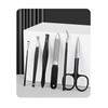 LisoLife 爪切りセット 爪切ネイルケア9セット 眉毛 ハサミ 毛抜き 耳かき多機能 ステンレス製 携帯便利 専用収納ケース付き爪切