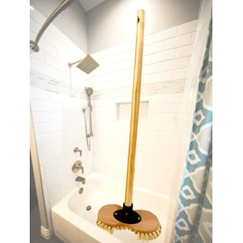 MAAJ Bath Brush 37 cm Hard Fibre Bristles Vegan Made in Germany