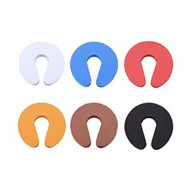 Door Stopper, Anti-Pinching, Anti-Slip (Set of 6 Colors)
