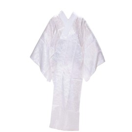 Kyoto Kimono Town, Tailored Single Clothing, Nagajuban, White Type, With Hanging Collar, L Size, white