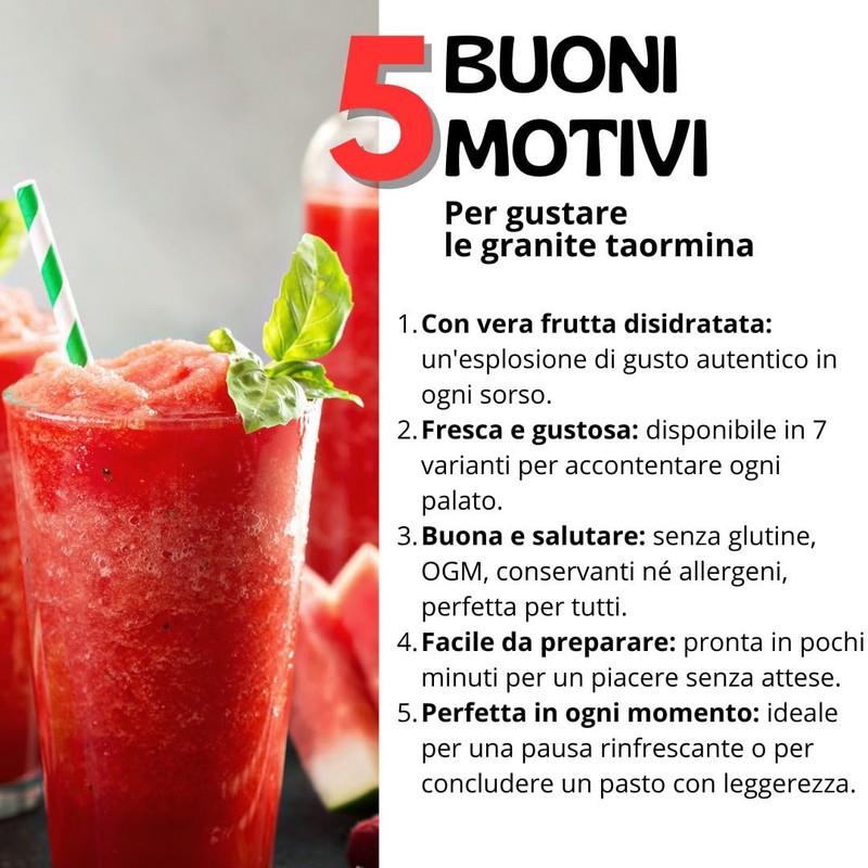 Almar Granita GUSTO MENTA Senza Glutine Senza Glicerolo - CONFEZIONE
