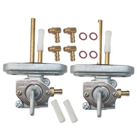 2X Petcock Fuel Gas Tap Valve Right/Left for Yamaha XS1100 1978-1981 447-24500-02-00