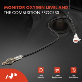 A-Premium Sensor de oxígeno O2 compatible con Suzuki Grand Vitara 2001, XL-7 2002-2006, V6 2.7L, descendente
