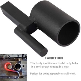 1 inch Blacksmith Hardy Anvil Tool Hardy Turning Bending Forge Scrolling Twisting Jig
