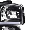 PIT66 LED DRL BAR Headlights Assembly, Compatible with 1999-2006 GMC