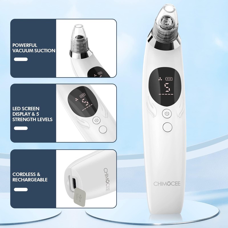 Blackhead Remover Pore Vacuum, Upgraded Black Head Remover for Face,