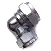 Pack of 2-22mm x 15mm Compression Chrome Plated Reducing Elbow