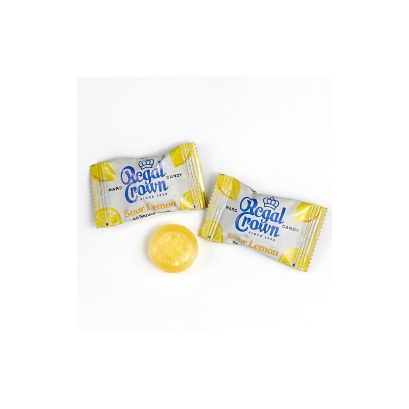 Regal Crown Sour Lemon, 6.25 Ounce Bag (Pack of 1),
