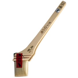 Otsuka Brush "Tengu Dame Wrapped" Bristle Brush for Dumpling and Cornering, White No. 15