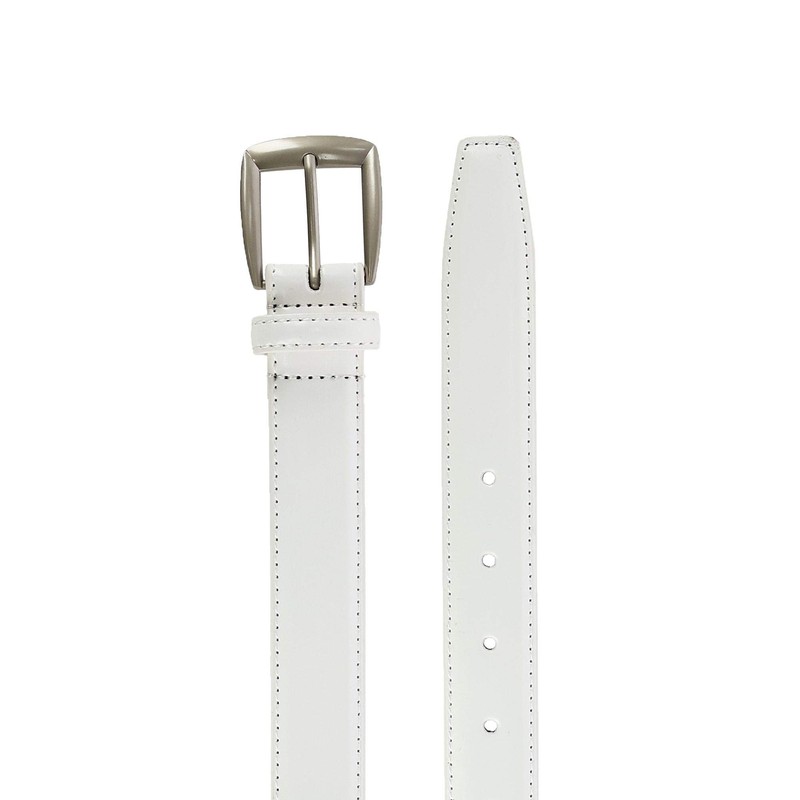 CTM® Big & Tall Cotton Adjustable Belt with Nickel Buckle,