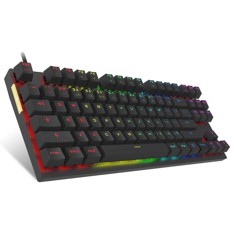 MOTOSPEED Professional Gaming Mechanical Keyboard RGB Led Backlit Wired with