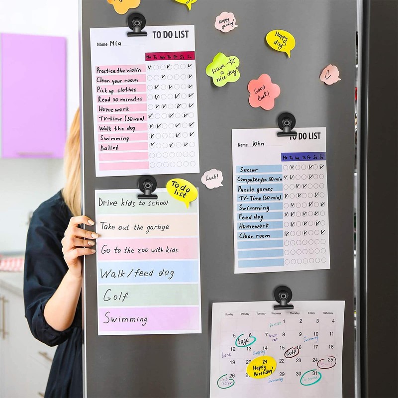 Magnetic Clips, 20PCS Strong Fridge Magnet Hook Clip for Family