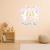 Azeeda 'Happy New Year' White Premium Vinyl Decal Sticker –