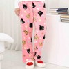 Teddy Bear Microfiber Sleep Pants Pink