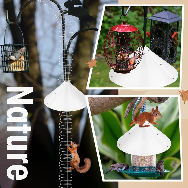 Shimeyao 19 Inch Squirrel Baffle and Squirrel Barrier Spring Device