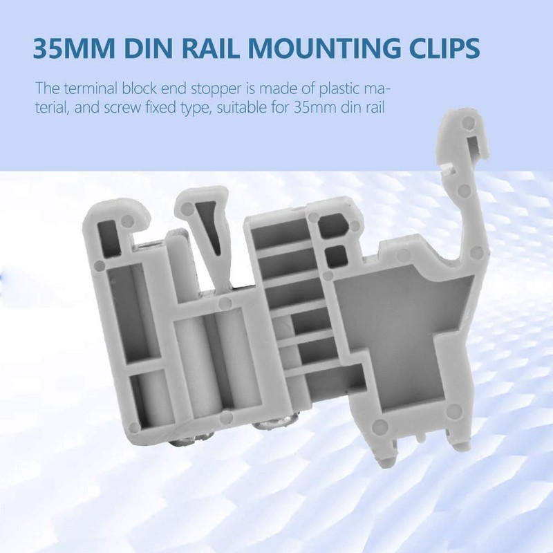 Pack of 50 35 mm DIN Rail Terminal DIN Rail