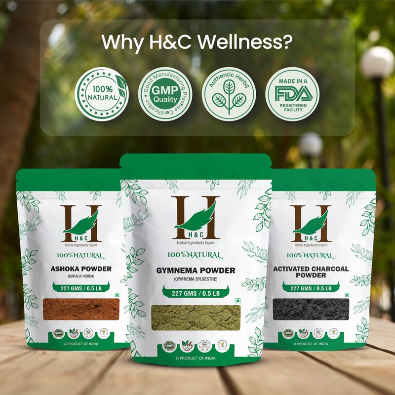 H&C Gymnema/Gurmar Leaves Powder (Gymnema sylvestre) 227g / 0.5 Lb