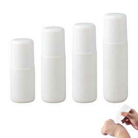 HQRKOTM 4 Stück deoroller zum befüllen,roll on flasche leer – einfach aufzutragen und zu entfernen (30/50/60/80 ml)
