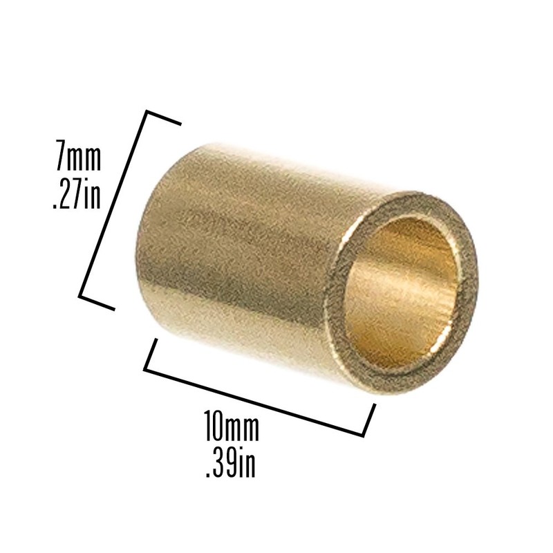 Premium Brass Crafting Tubes - Great for Macramé and Other