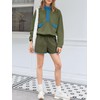Fisoew Womens 2 Piece Outfits Sweatsuits Casual Snap Color Block