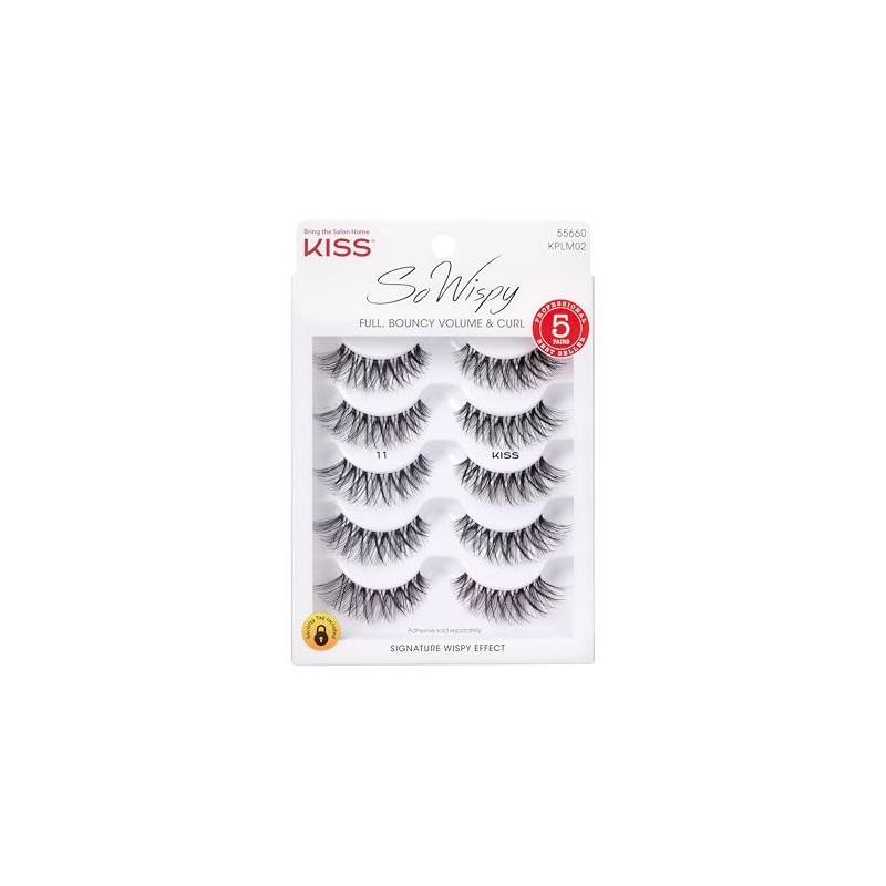 Kiss Products No. 05 Ever EZ Lashes, 10 Count