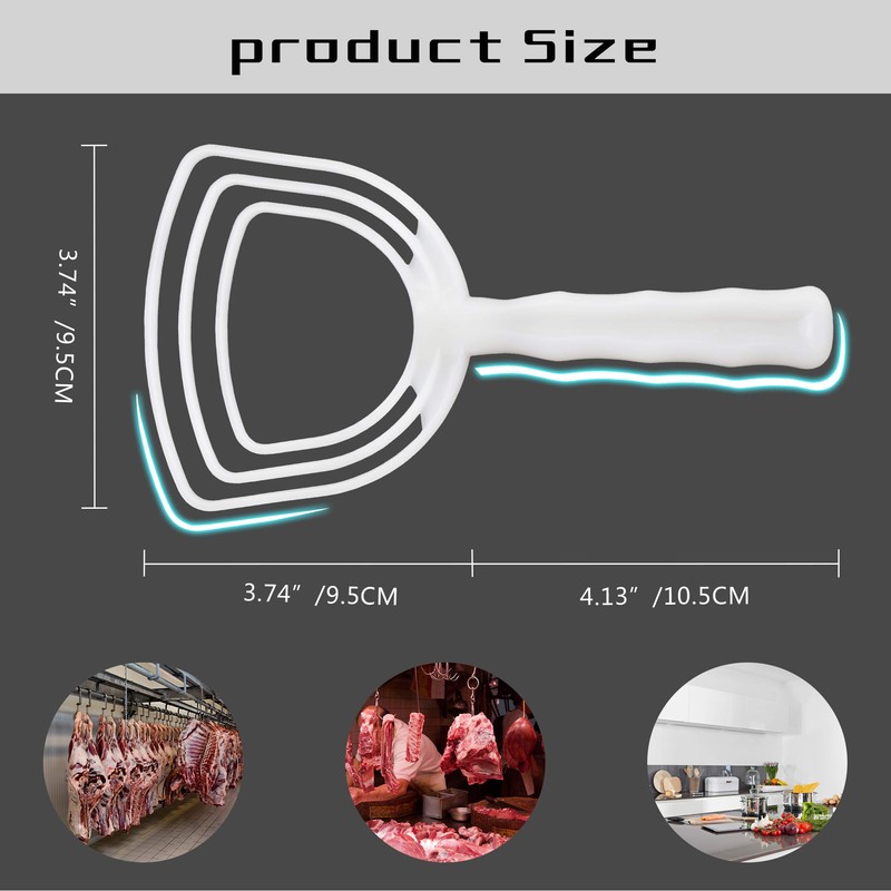 BOLEXINO Professional Square Bone Dust Scraper/meat scraper- Catering kitchenware Square