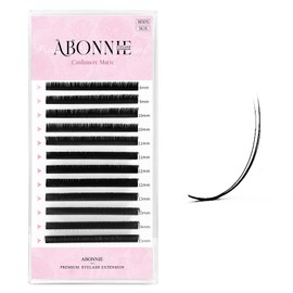 Cashmere Lash Extensions UC Curl 0.07 thickness 8-15mm Volume Eyelash Extensions Super Matte Black Classic Lash Extensions Individual Lashes Tray Professional Lash Salon Use(0.07-UC-8-15MM)