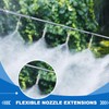 Yaocom 40 Pack Flexible Nozzle Extensions 5.9 Inch Brass Mist