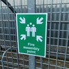 Fire assembly point Sign - 1mm Rigid Plastic Sign -