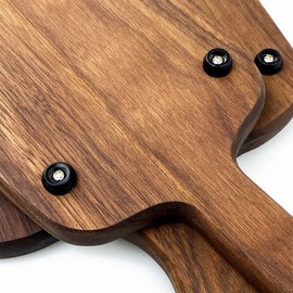 50 Small Round Rubber Feet with Screws - Chopping Boards Feet