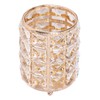 Crystal Makeup Brush Holder European Style Rounded Crystal Glass Cosmetic