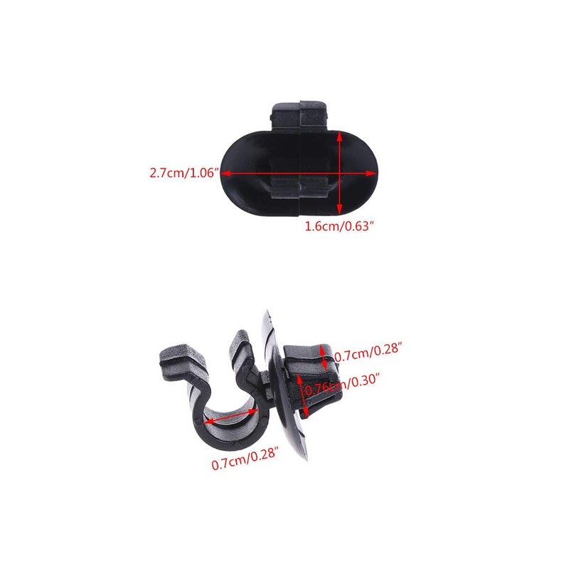 10x Bonnet Stay Clip Plastic Fastener Holder For Vauxhall Vivaro