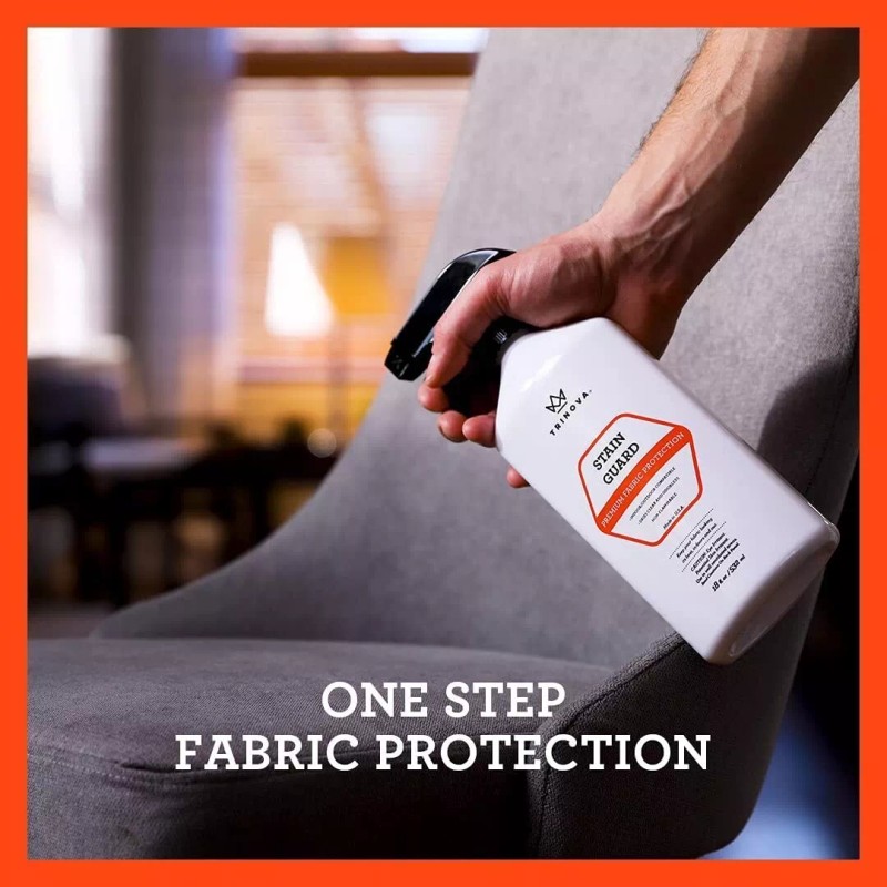 TriNova Stain Guard - Fabric Protection Spray for Upholstery, Carpet,