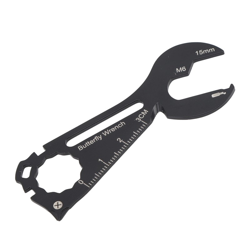 11 in 1 Outdoor Wrench Multifunctional Bottle Opener Keychain Screwdriver