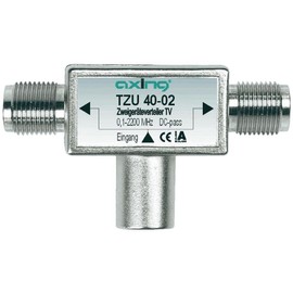 AXING TZU04002 Distributor Two Devices (0.1 Up To 2200 mhz) for Satellite Connector
